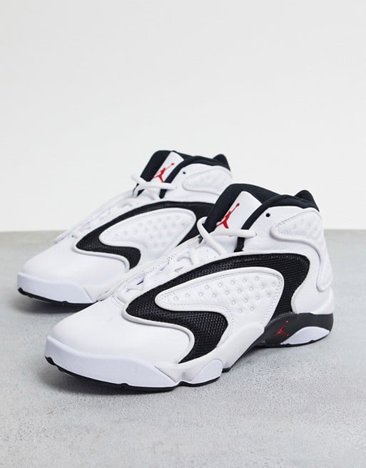 Nike Air Jordan OG Sneakers in White and Black