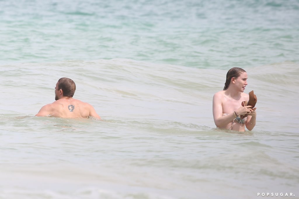 Charlie Hunnam and Morgana McNelis Pictures in Hawaii 2018