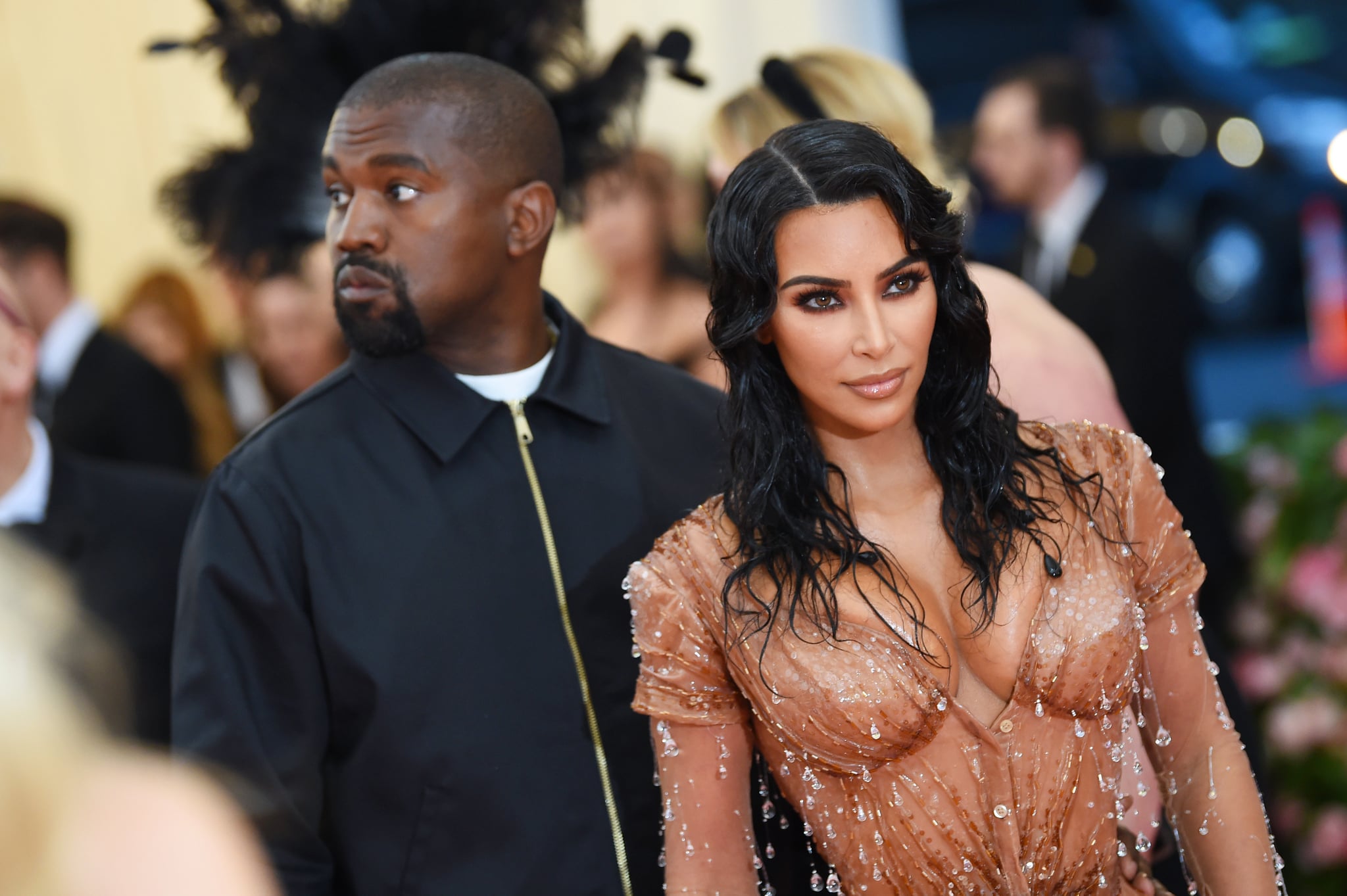 NEW YORK, NEW YORK - MAY 06: Kim Kardashian West and Kanye West attend The 2019 Met Gala Celebrating Camp: Notes on Fashion at Metropolitan Museum of Art on May 06, 2019 in New York City. (Photo by Dimitrios Kambouris/Getty Images for The Met Museum/Vogue)