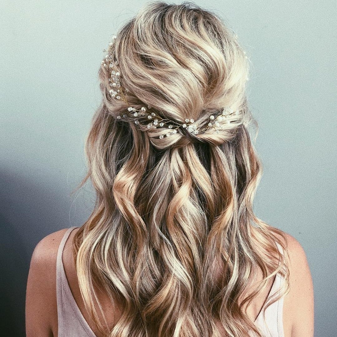 Half Up Wedding Hair Ideas Popsugar Beauty