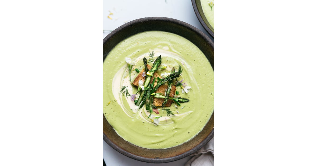 Cashew Cream of Asparagus and Spring Onion Soup 13 Healthy Vitamix