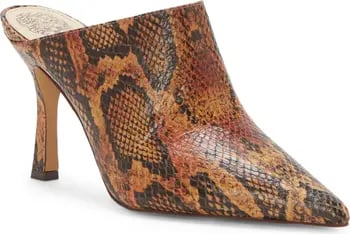 Aldo snakeskin mules hot sale