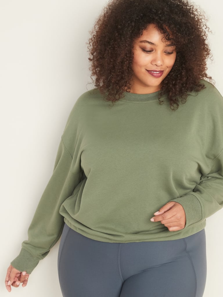 Old Navy French Terry Tie-Back Plus-Size Sweatshirt