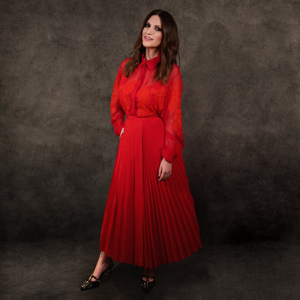 Laura Pausini at the 2021 Golden Globes