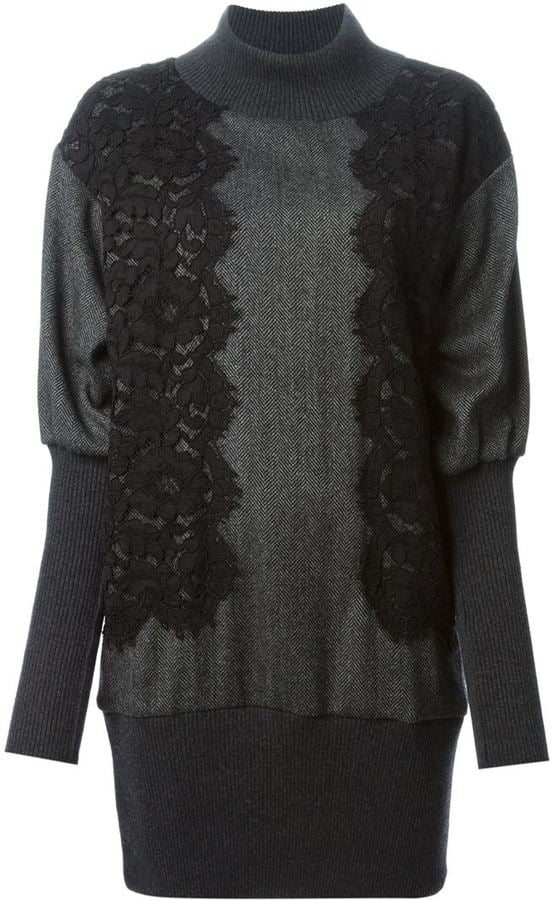 Dolce & Gabbana Herringbone Lace Dress ($2,595)