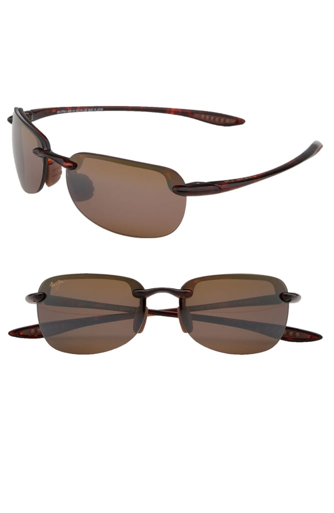 Maui Jim Sandy Beach 55mm PolarizedPlus2® Semi Rimless Sunglasses