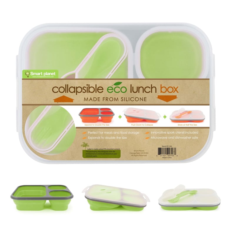 Smart Planet Eco Silicone Collapsible Lunch Box