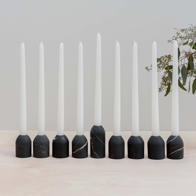 Something Marble: The Citizenry Puebla Modern Marble Menorah Set