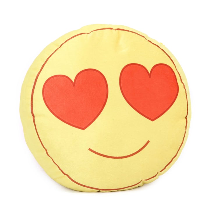 heart emoji pillow