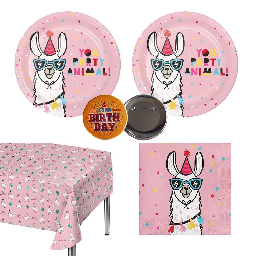 Llama Party Pack For 20 Guests