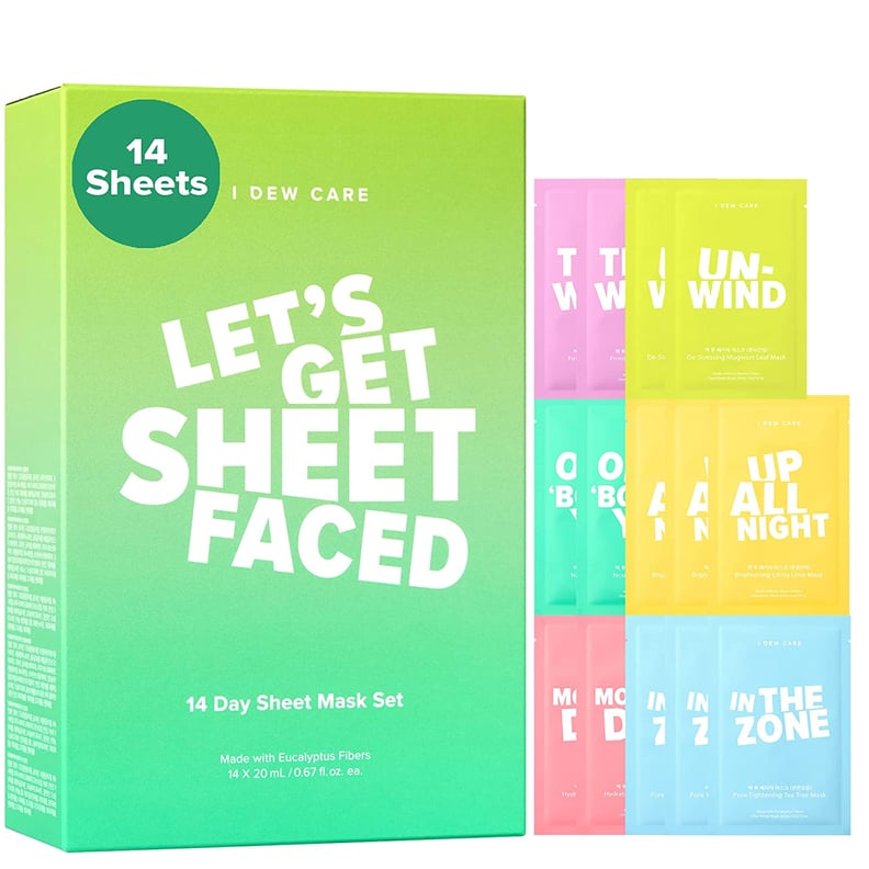 For the Skin-Care Fan: I Dew Care Let's Get Sheet Faced Face Sheet Mask Pack