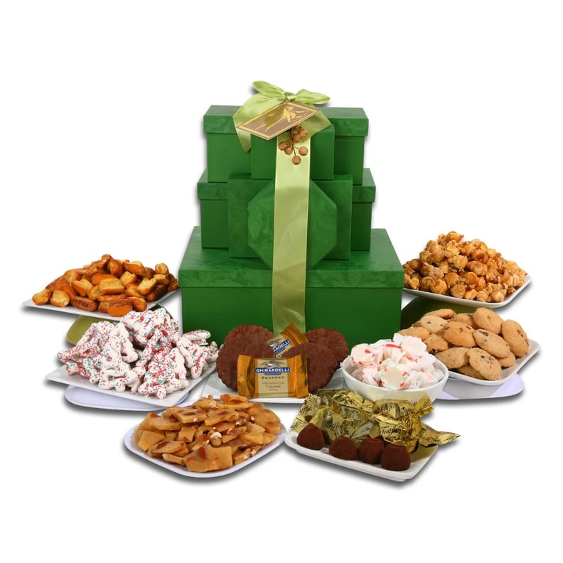 Alder Creek Gifts Decadence Gift Tower Christmas Gift Basket