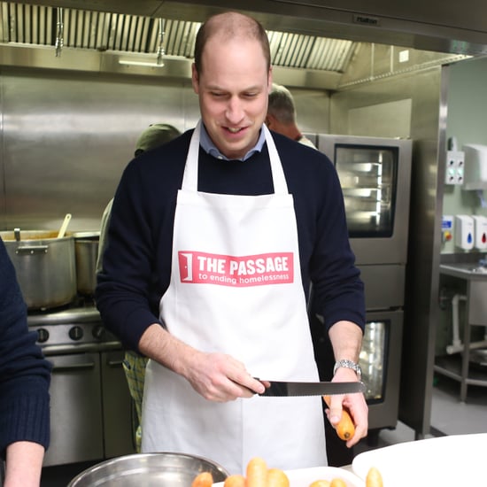 الأمير وليام يمازح حول إطلاق كتاب طبخ خلال زيارة جمعية The P