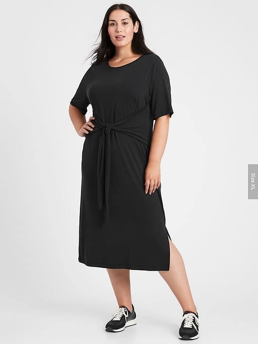 Sandwash Modal Twist-Front Dress