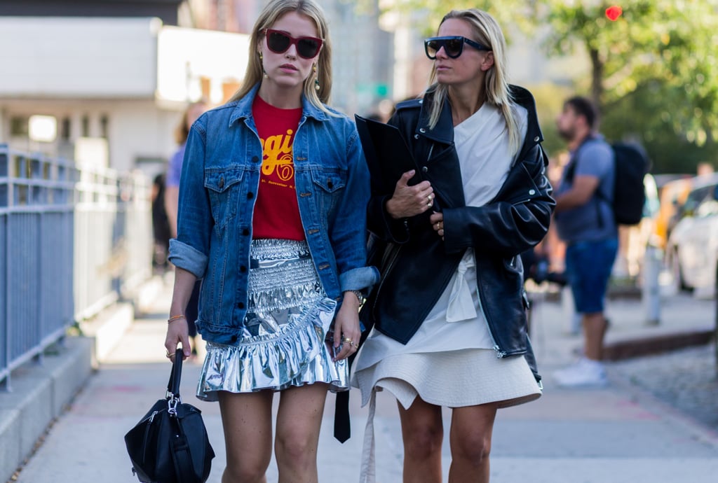 Graphic Tees Street Style Trend at Fashion Week Spring 2017 | POPSUGAR ...