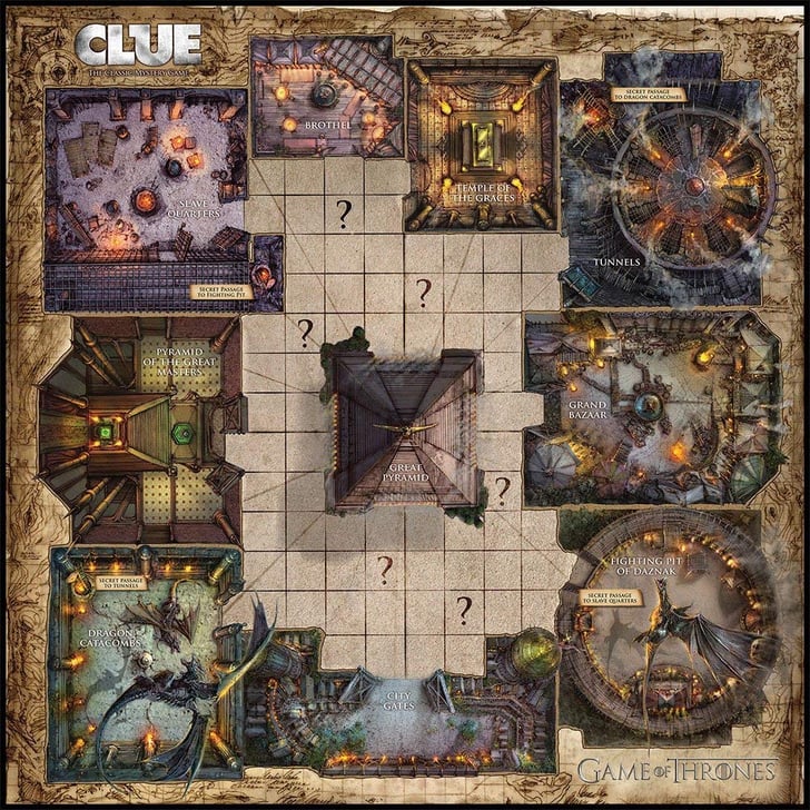 USAopoly Game of Thrones Clue Board Game Game of Thrones Clue Board