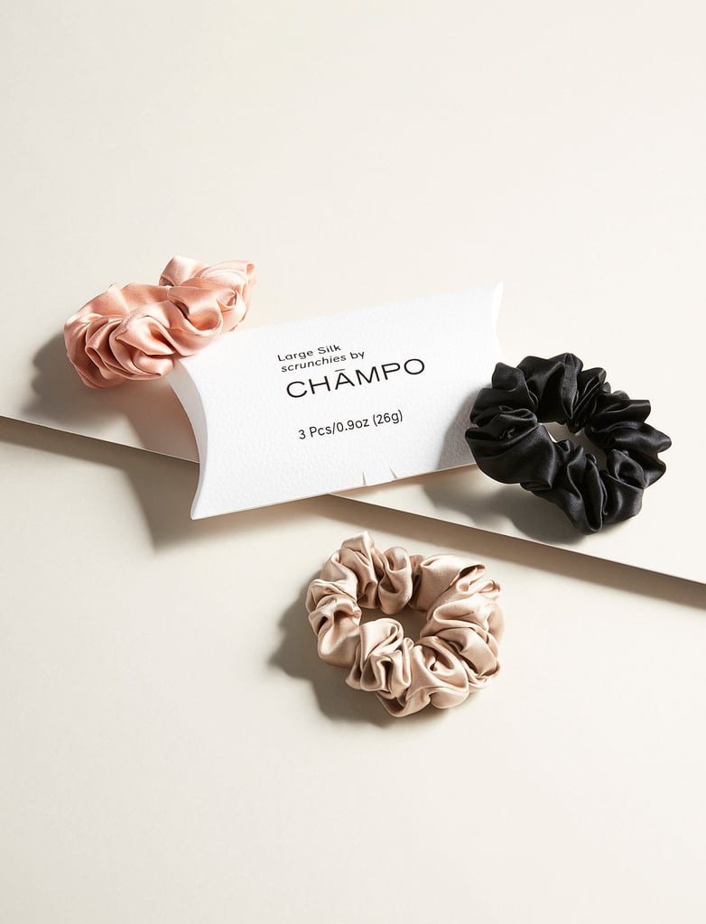 Beauty and Makeup Gifts: Chāmpo Silk Scrunchies