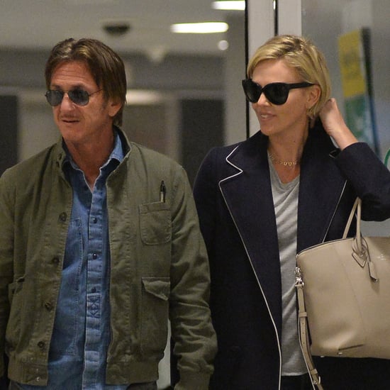 Charlize Theron and Sean Penn at JFK Airport