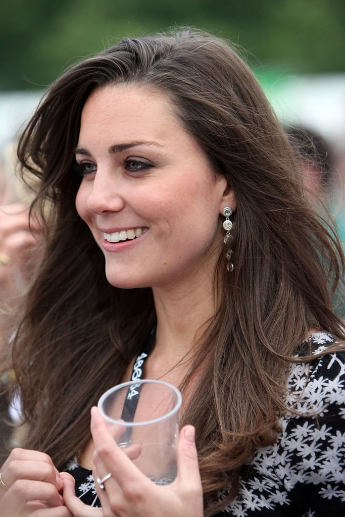 Royal recommendations go both ways, and Kate has introduced Sophie to the work of Zimbabwean designer Patrick Mavros. Kate first came across Patrick when she was designing jewelry for Jigsaw, and wore a pair of his silver Ndoro drop earrings (seen here) several times before she was married, and a pair of silver crocodile earrings in New York. Sophie wore the brand for the first time in 2013, choosing the Zozo elephant pendant and later the matching earrings.