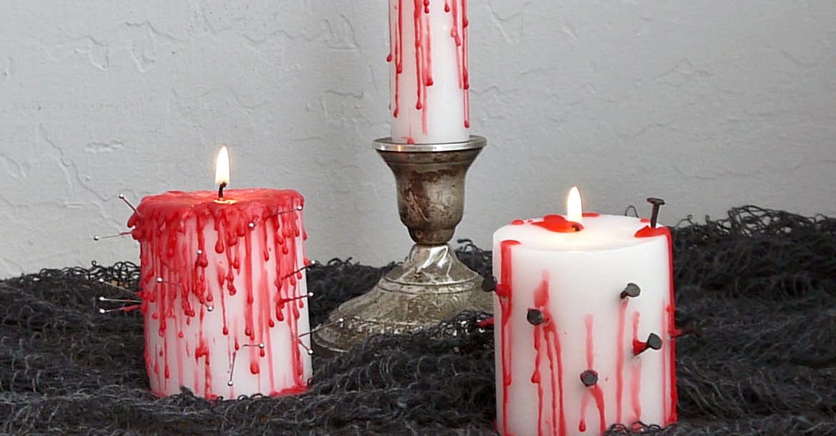 Melted Candle candle halloween halloween pictures halloween images  halloween ideas melted candle