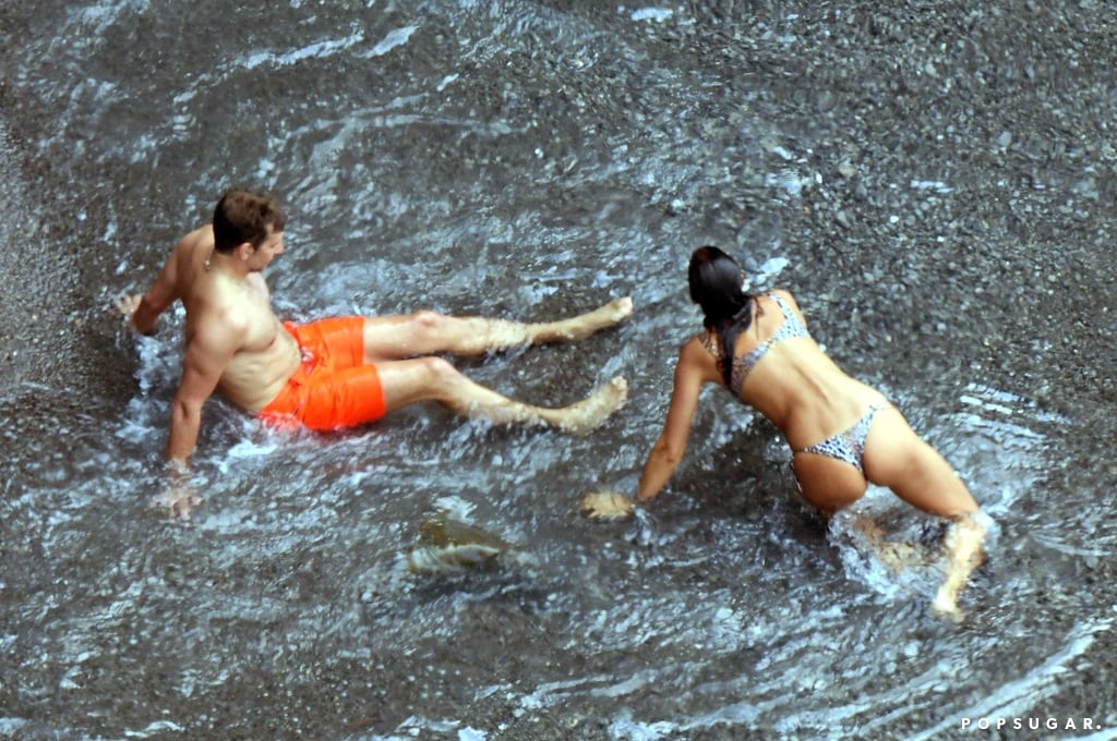 Bradley Cooper and Irina Shayk on the Beach in Italy 2018