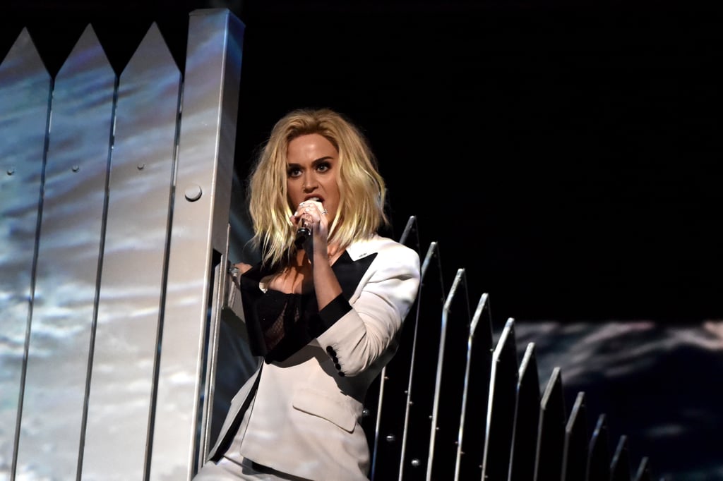 Katy Perry at the 2017 Grammys