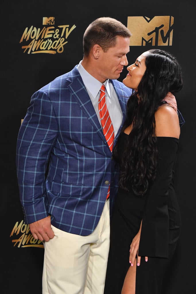 John Cena and Nikki Bella at 2017 MTV Movie and TV Awards