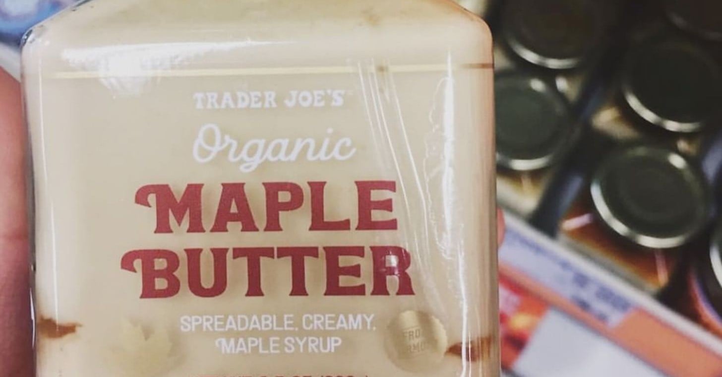 Trader Joe's Maple Butter POPSUGAR Food