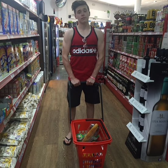 Brooklyn Beckham in the Grocery Store Instagram Pictures