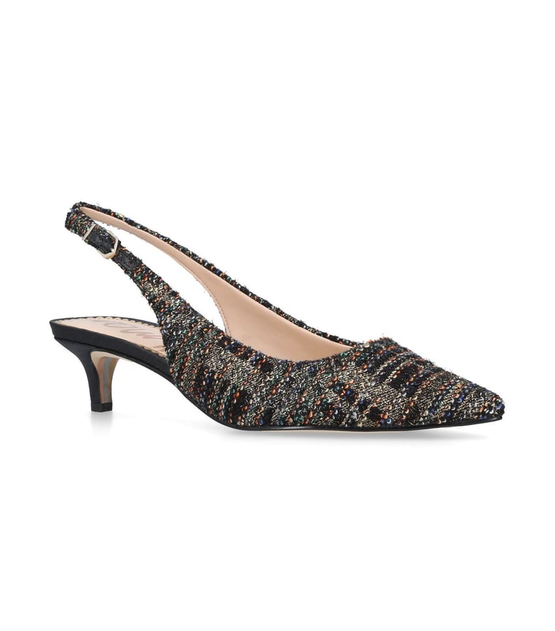 Sam Edelman Tweed Ludlow Slingback Pumps 40