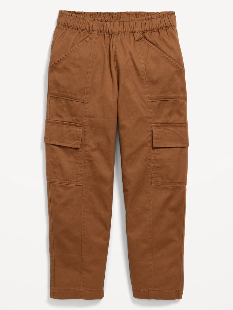 Girls Loose Twill Cargo Pants