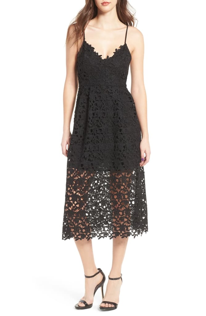 nordstrom astr the label lace midi dress