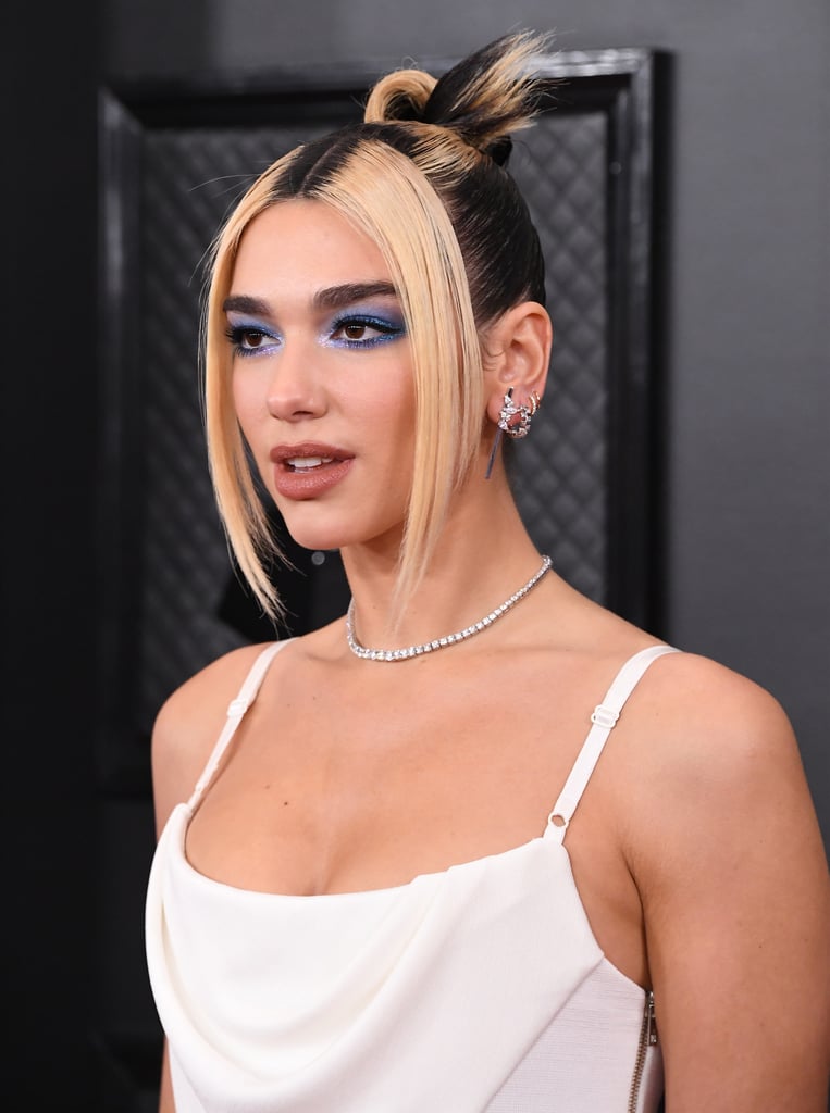 Dua Lipa S 90s Inspired Hairstyle At The 2020 Grammys Popsugar Beauty