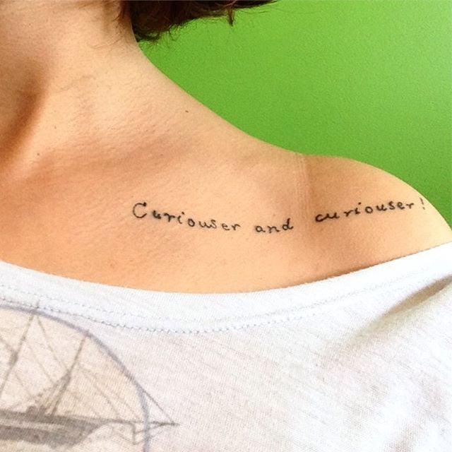 Small Alice In Wonderland Tattoos Popsugar Love Sex