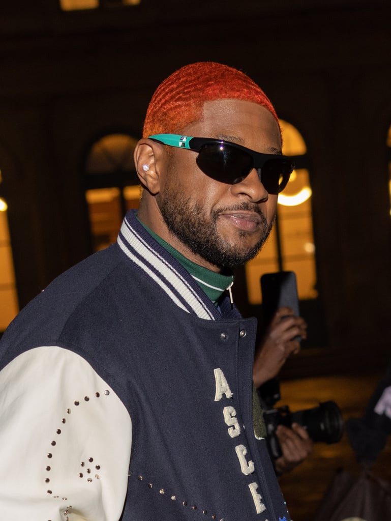 Usher's Orange Hair Colour: See Photos
