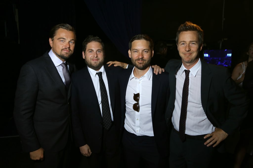 Leonardo DiCaprio and Bradley Cooper at Foundation Gala 2016 POPSUGAR(01)