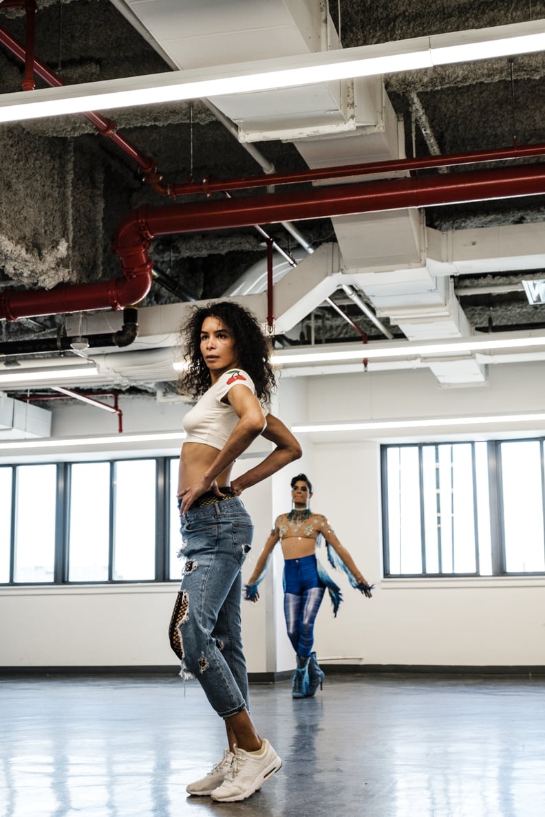 NEW YORK, NY - MAY 16: Choreographer Leiomy Maldonado rehearses an upcoming dance scene in POSE at Silvercup Studios North in New York, NY on May 16, 2019. (Photo by Chris Sorensen for The Washington Post via Getty Images)