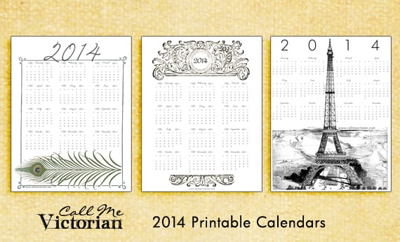 Elegant 2014 Calendars