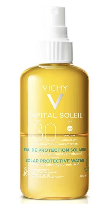 Vichy Capital Soleil Hydrating Sun Protection Water Spray SPF30 with Hyaluronic