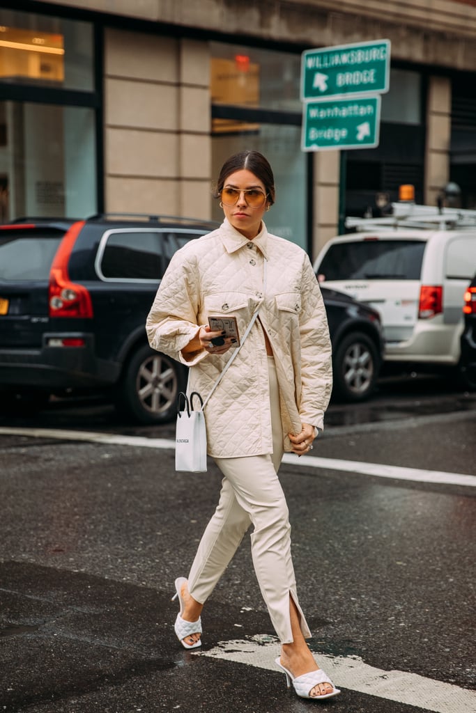 How to Wear a Monochrome Outfit in Cream