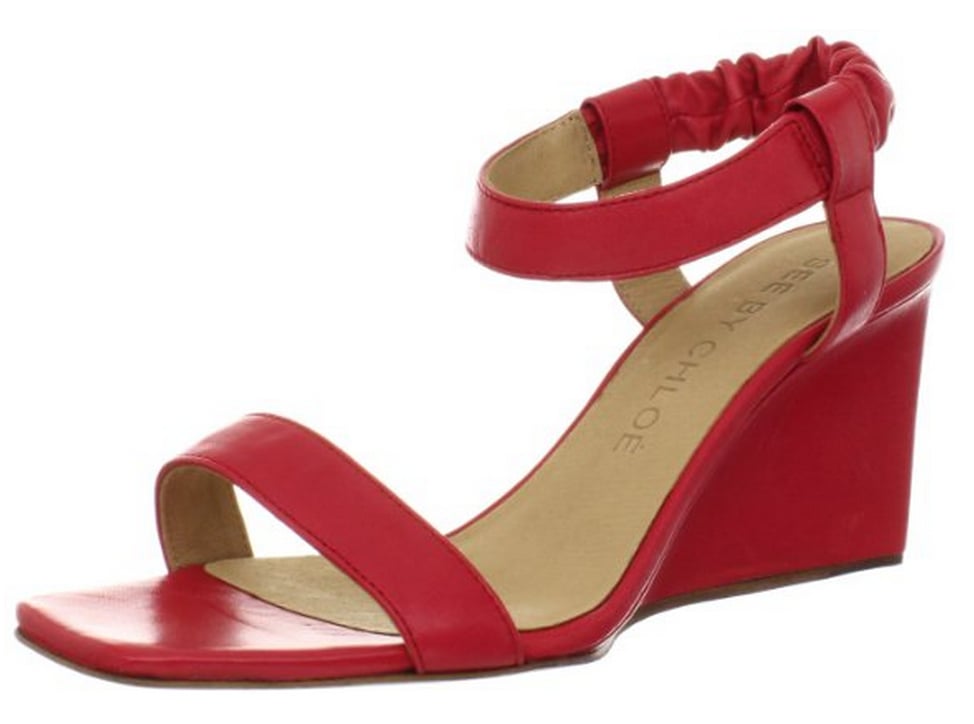 See by Chloe low red wedges ($89, originally $295)