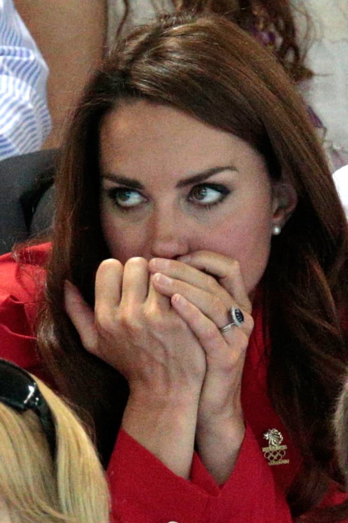 Kate Middleton's Facial Expressions Watching Sports Pictures