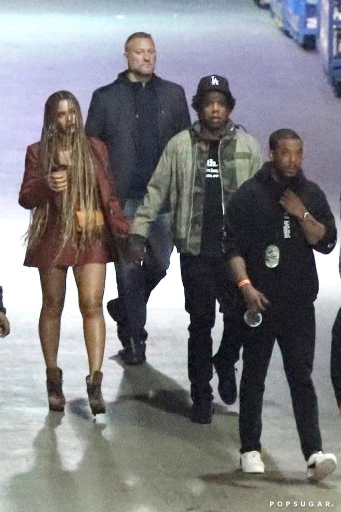 Beyoncé, JAY-Z, Kim, and Kanye at Travis Scott's LA Concert