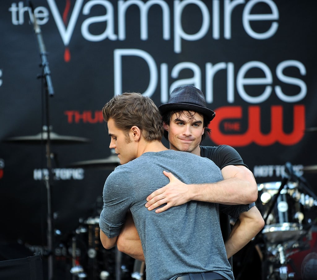 When They Embraced For a Brotherly Hug