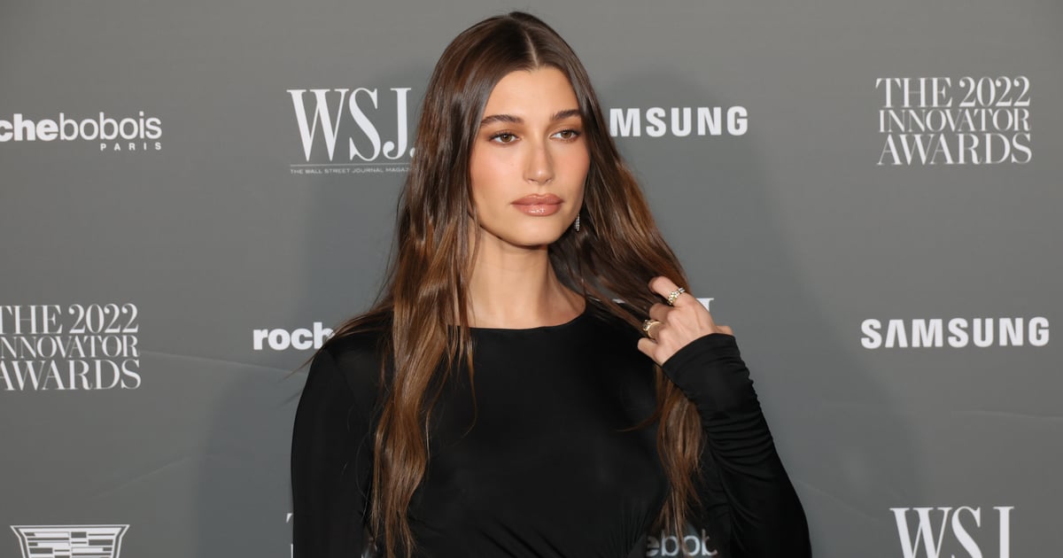 Hailey Bieber Leaves Us Speechless in a Sheer Silk Dress