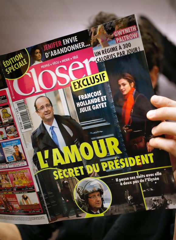 French tabloids must pay damages for photos of Hollande's girlfriend