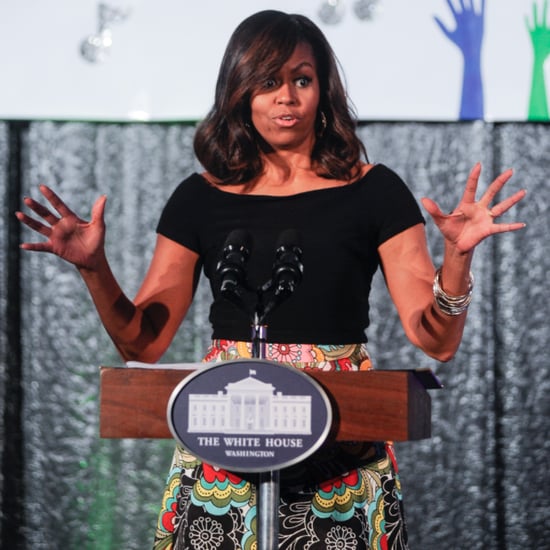 Michelle Obama Floral Skirt White House Talent Show 2016