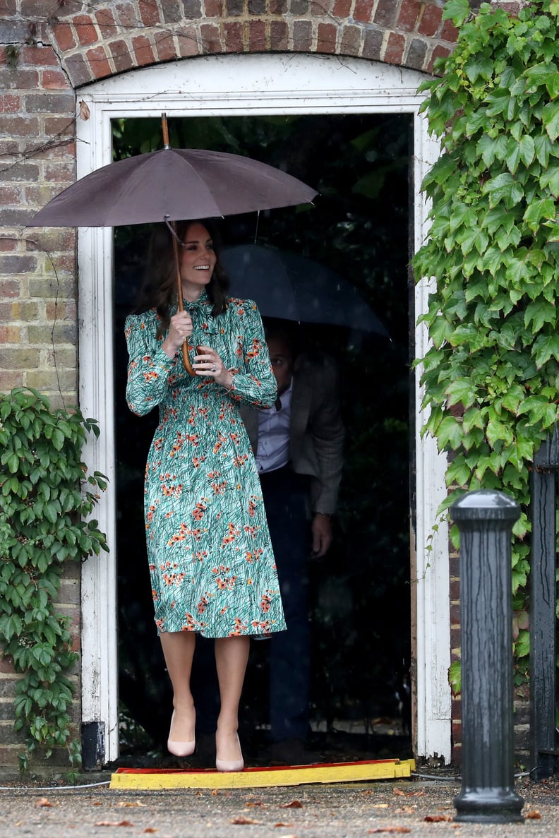 Kate Middleton Visited the Sunken Garden at Kensington Palace