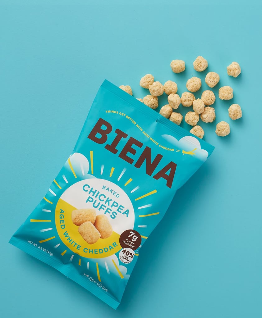 Biena Baked Chickpea Puffs in Aged White Cheddar