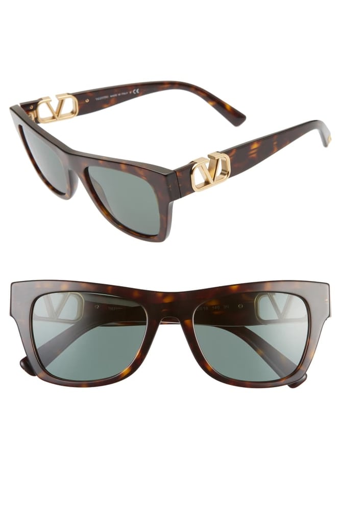 Valentino 52mm Polarized Sunglasses